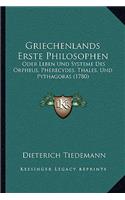 Griechenlands Erste Philosophen