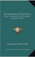 Economia Politica