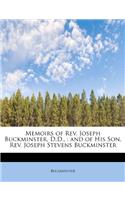 Memoirs of REV. Joseph Buckminster, D.D.,