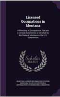 Licensed Occupations in Montana