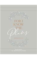 For I Know the Plans 2021 Planner: 18 Month Ziparound Planner