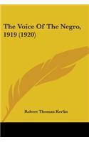 Voice Of The Negro, 1919 (1920)
