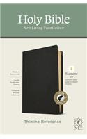 NLT Thinline Reference Bible, Filament Edition, Black