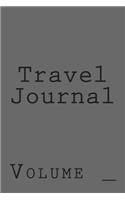 Travel Journal: Gray Cover(S M Travel Journals)