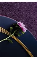 Eastern Pink Flower 2 Grid Notebook