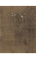 Monogram "I" Grid Sketchbook: (9 Monogram Buffalo 150 Grid-Sketch)