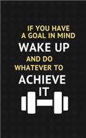 winners wake up and work hard to achieve it