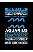 Aquarius Diary: A Journal, Notepad, or Diary to write down your thoughts. - 120 Page - 6x9 - College Ruled Journal - Writing Book, Personal Writing Space, Doodle, N