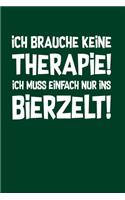 Oktoberfest: Therapie? Bierzelt!: Notizbuch / Notizheft für Oktoberfest Wiesn Outfit Party Hemd A5 (6x9in) liniert mit Linien