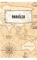 Brasília: Ruled Travel Diary Notebook or Journey Journal - Lined Trip Pocketbook for Men and Women with Lines