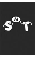 Shit Hi: 6x9 Random - dotgrid - dot grid paper - notebook - notes