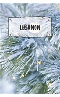 Lebanon: Ruled Travel Diary Notebook or Journey Journal - Lined Trip Pocketbook for Men and Women with Lines