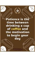 Patience is the time between drinking a cup of coffee and the motivation to begin your day