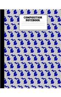 Composition Notebook: Michigan Composition Book Wide Ruled State Design Lined 100 Page Journal for Primary Elementary School Students