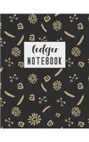 Ledger Notebook: 6 Column Accounting Ledger Book For Bookkeeping - The Record Keeping Journal