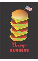 Benny's Burgers: Blank Line Journal