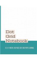 Dot Grid Notebook: 8.5 x 11 Inches 100 Pages Dot Grid Paper Journal (Volume 4)(4 Dot Grid Notebook)