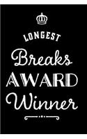 Longest Breaks Award Winner