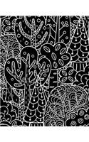 Journal Notebook Forest Trees Pattern 1