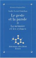 Geste Et La Parole - Tome 2 (Le)