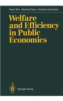 Welfare and Efficiency in Public Economics