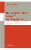 Semantic Web: Research and Applications