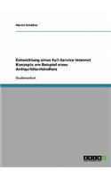 Entwicklung eines Full-Service Internet Konzepts am Beispiel eines Antiquitätenhändlers