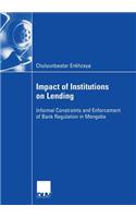 Impact of Institutions on Lending