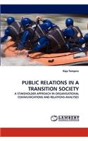 Public Relations in a Transition Society
