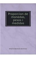 Proporcion de monedas, pesos i medidas