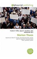 Merton Thesis