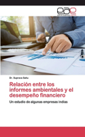 Relación entre los informes ambientales y el desempeño financiero