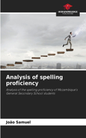 Analysis of spelling proficiency