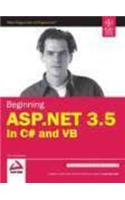 Beginning Asp.Net 3.5 In C# And Vb: Web Development/Asp.Net