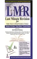 LMR Last Minute Revision for NEET/DNB/PGMEE/FMGE