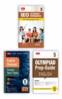 MTG International English Olympiad (IEO) Workbook, Prep-Guide & Previous Years Papers with Self Test Paper Class 5 - SOF Olympiad Books For 2023-24 Exam (Set of 3 Books)