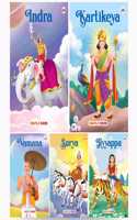 Story Books for Kids (Set of 5 Books) - Mythology Books for Children - Surya, Kartikeya, Ayyappa, Indra, Vamana - English Short Stories - Read Aloud to Infants, Toddlers