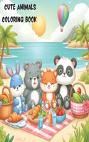 Cute Animals Coloring Book