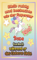 Bleib ruhig und beobachte wie Superstar Bone funkelt während sie das Einhorn färbt: Geschenkidee für Bone