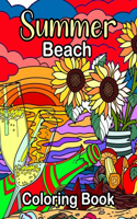 Summer Beach Coloring Book