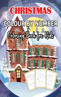 Christmas Colour By Number Coloring Book for Kids
