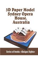 3D Paper Model Sydney Opera House, Australia