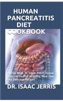 Human Pancreatitis Diet Cookbook