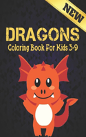 Dragons Coloring Book for Kids 3-9