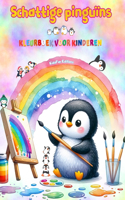 Schattige pinguïns - Kleurboek voor kinderen - Creatieve en grappige scènes van lachende pinguïns: Charmante tekeningen die creativiteit en plezier voor kinderen stimuleren