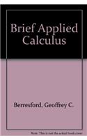 Brief Applied Calculus