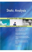 Static Analysis A Complete Guide - 2020 Edition