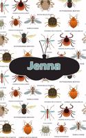 Jenna: Insect Themed Comprehensive Garden Notebook with Garden Record Diary, Garden Plan Worksheet, Monthly or Seasonal Planting Planner, Expenses, Chore L