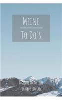 Meine To Do's Tägliche To Do Liste für über 100 Tage