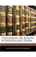 Getuigenis de Auditu in Burgerlijke Zaken ...